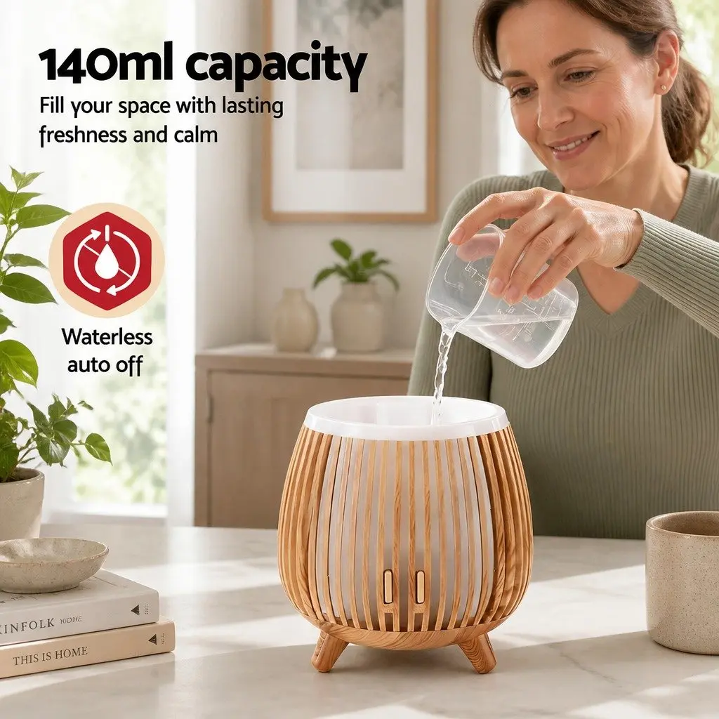 Aroma Diffuser with LED Light and Humidifier