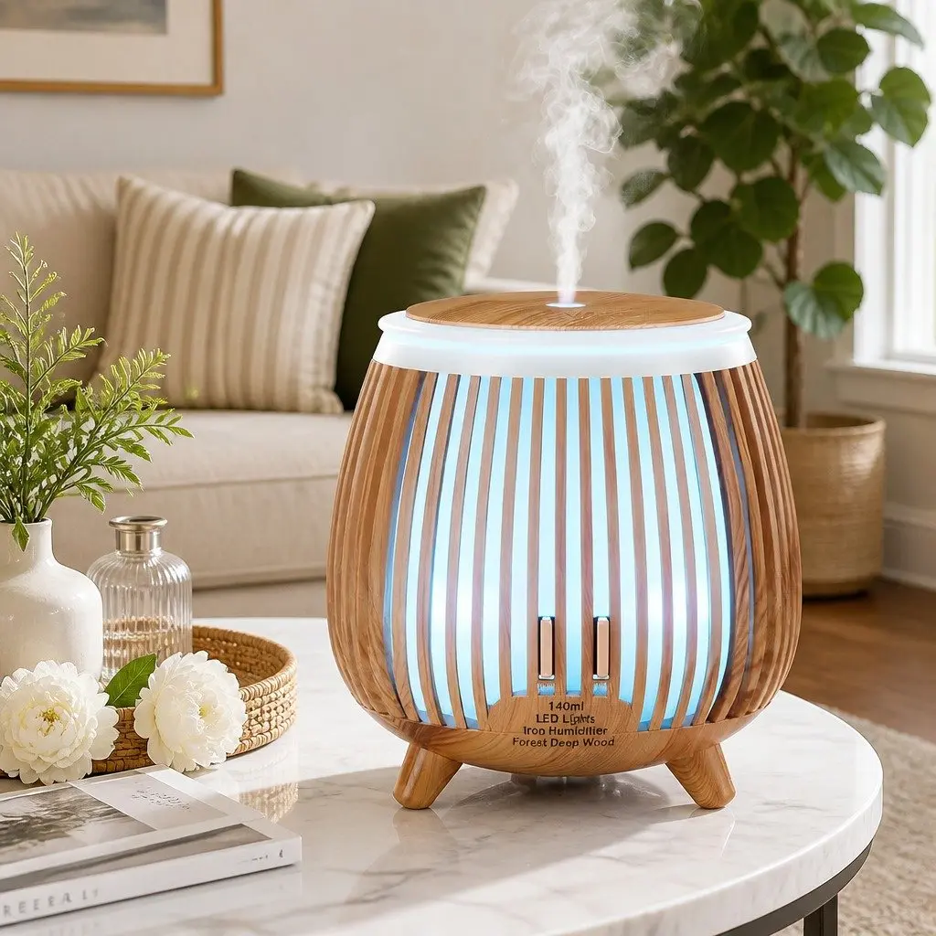 Aroma Diffuser with LED Light and Humidifier
