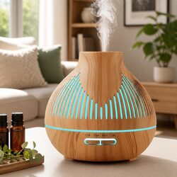 Premium Ultrasonic Aroma Diffuser 400ml with 7 LED Lights