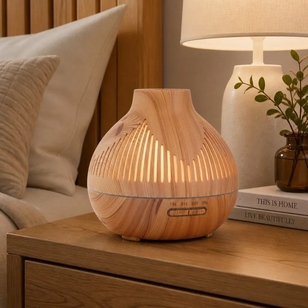 Ultrasonic Aroma Diffuser 400ml with 7 LED Lights