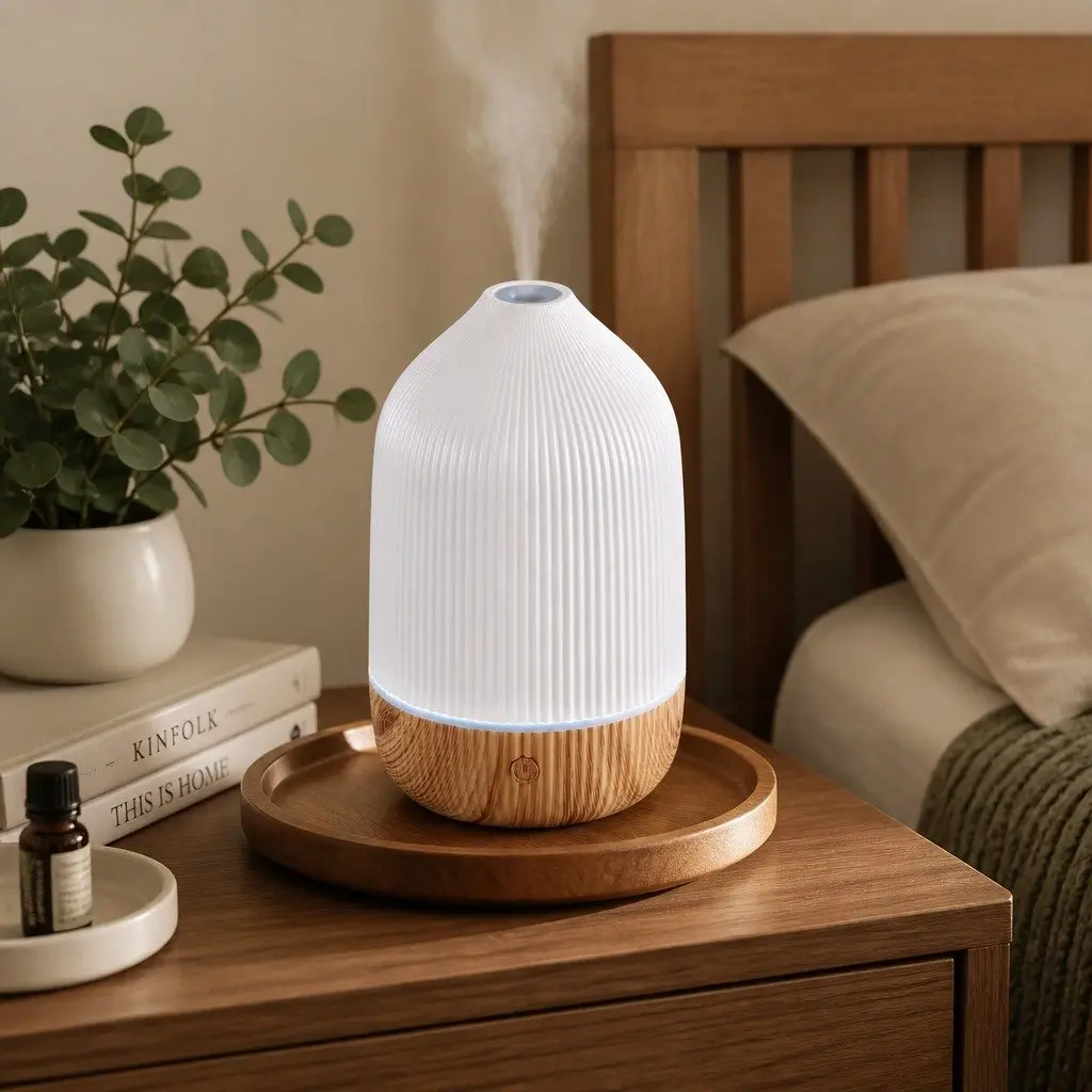 Ultrasonic Aroma Diffuser 100ml with LED Night Light