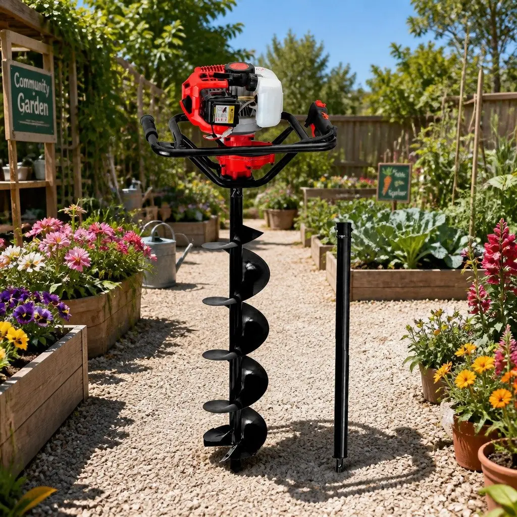 65cc Petrol Post Hole Digger with Auger