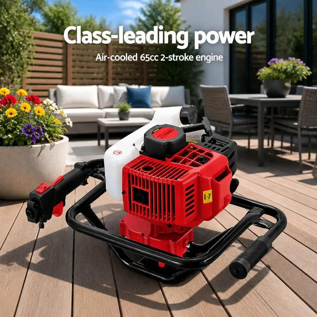 65CC Petrol Post Hole Digger with 300mm Auger