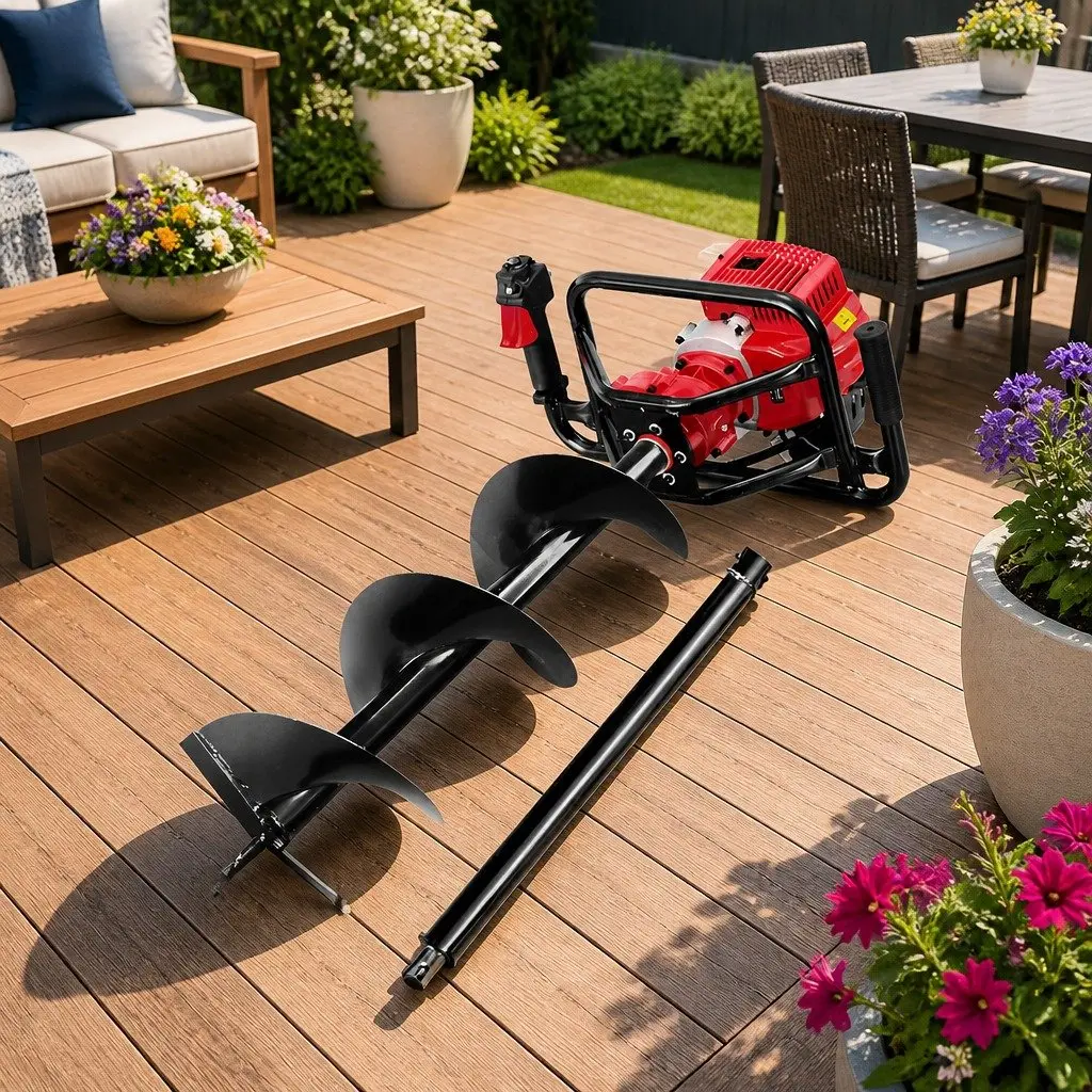65CC Petrol Post Hole Digger with 300mm Auger