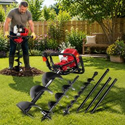 High-Quality 65CC Petrol Post Hole Digger with Extensions