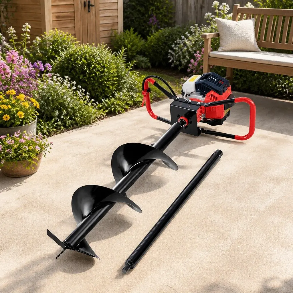 Heavy Duty 300mm Post Hole Digger with 65cc Engine