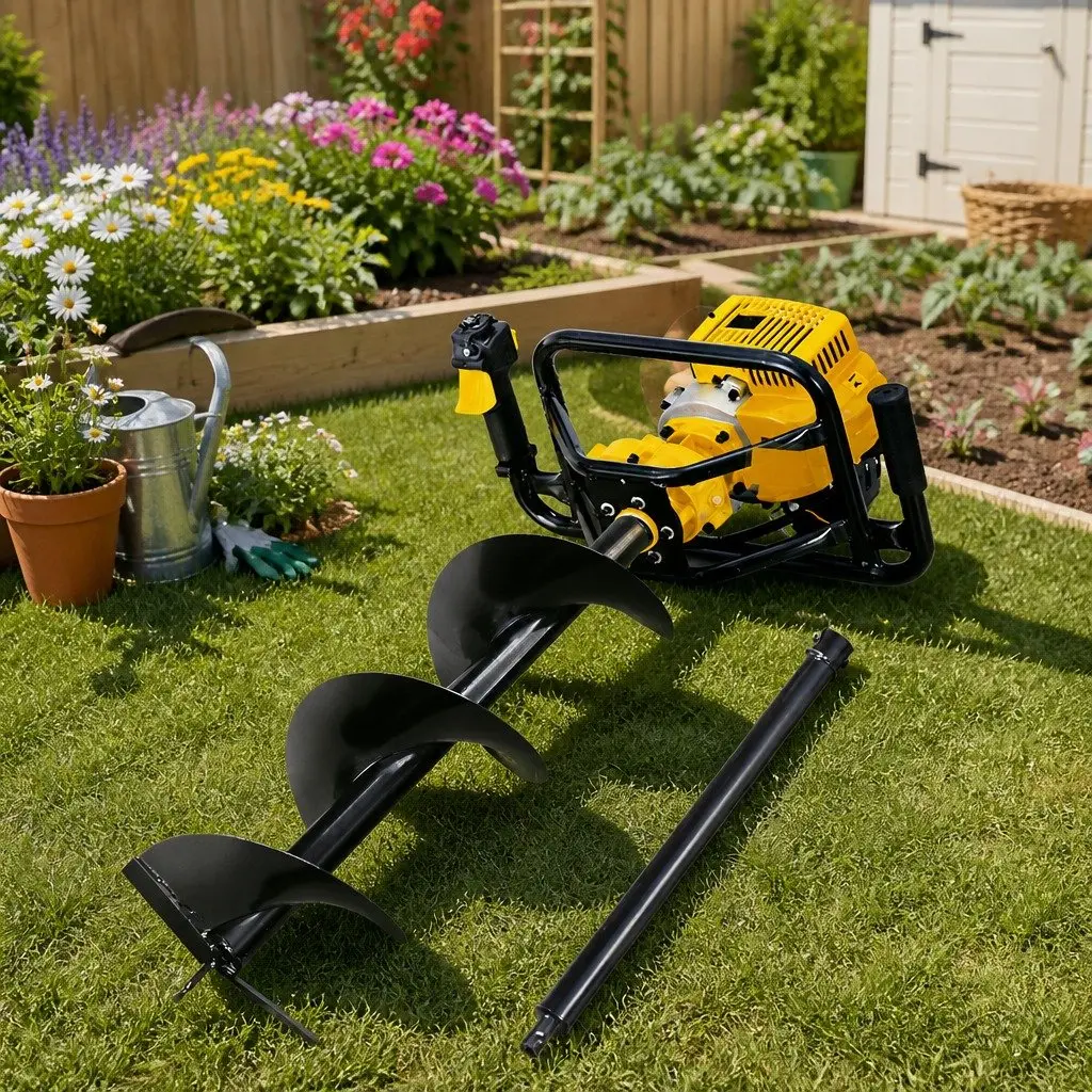 65CC Petrol Post Hole Digger with 300mm Auger