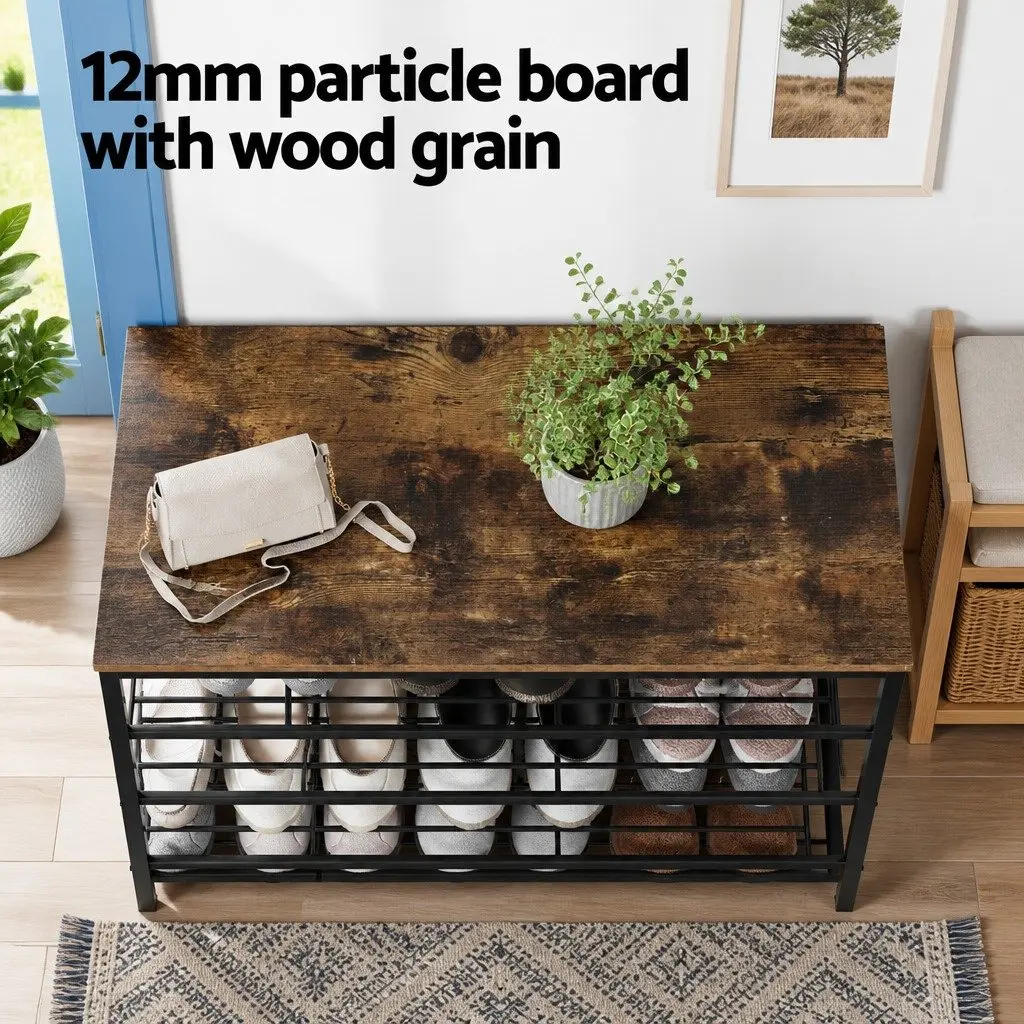 5-Tier Shoe Rack Organizer with Sturdy Metal Frame
