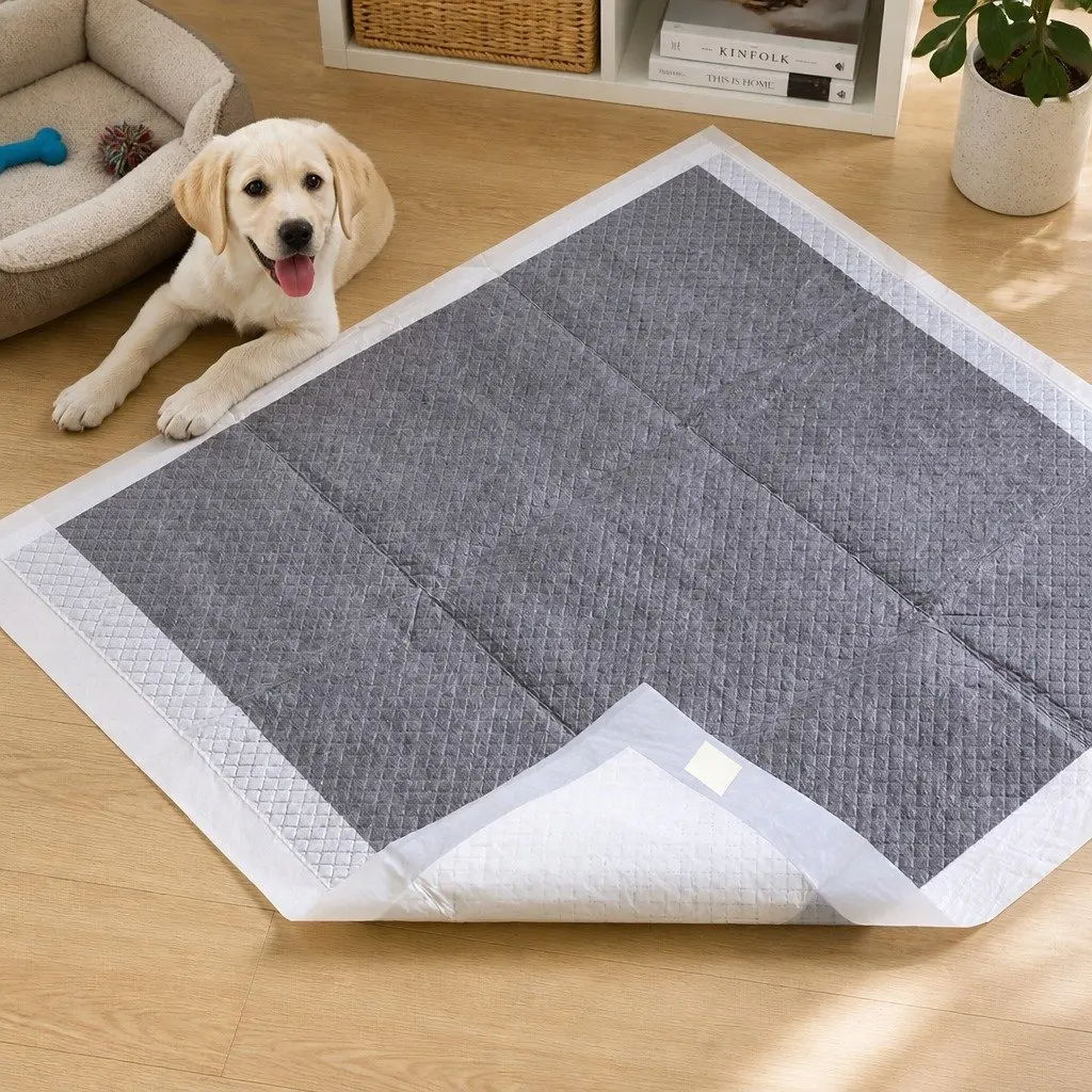 Pet Training Pads 60x60cm with Charcoal Odour Control