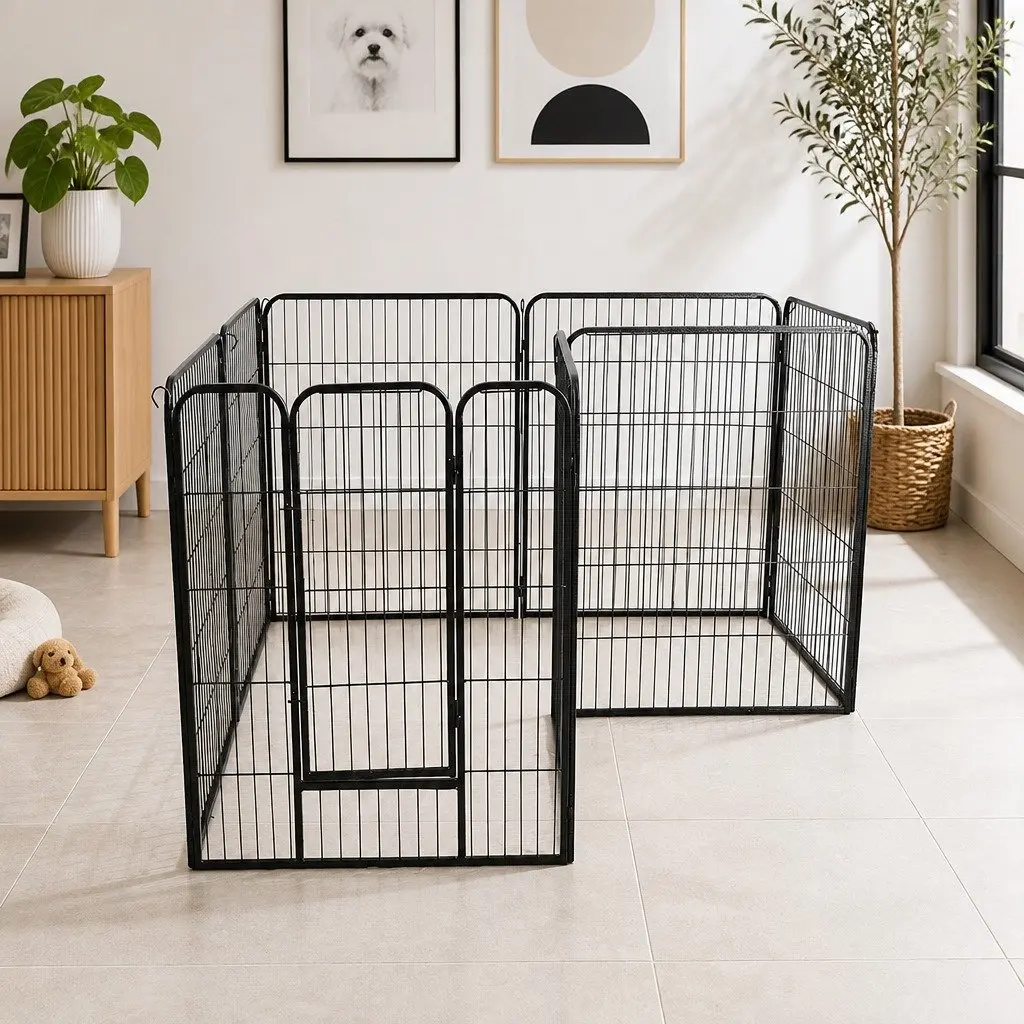 8 Panel Pet Playpen for Dogs and Small Pets