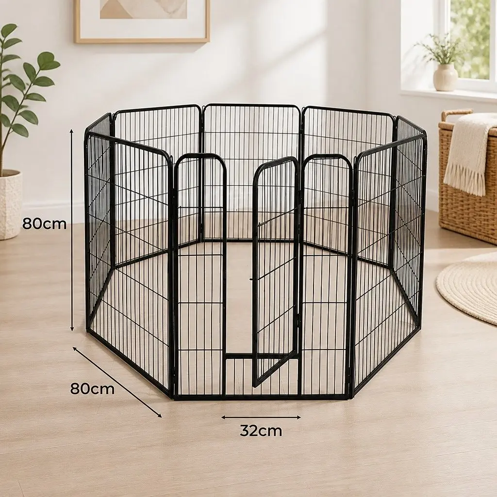 8 Panel Pet Playpen for Dogs and Small Pets