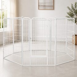 Pet Dog Playpen 8 Panel Portable Puppy Enclosure Foldable Exercise Pen Gate