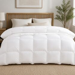 Super King Duck Down Feather Quilt with 200GSM Fill