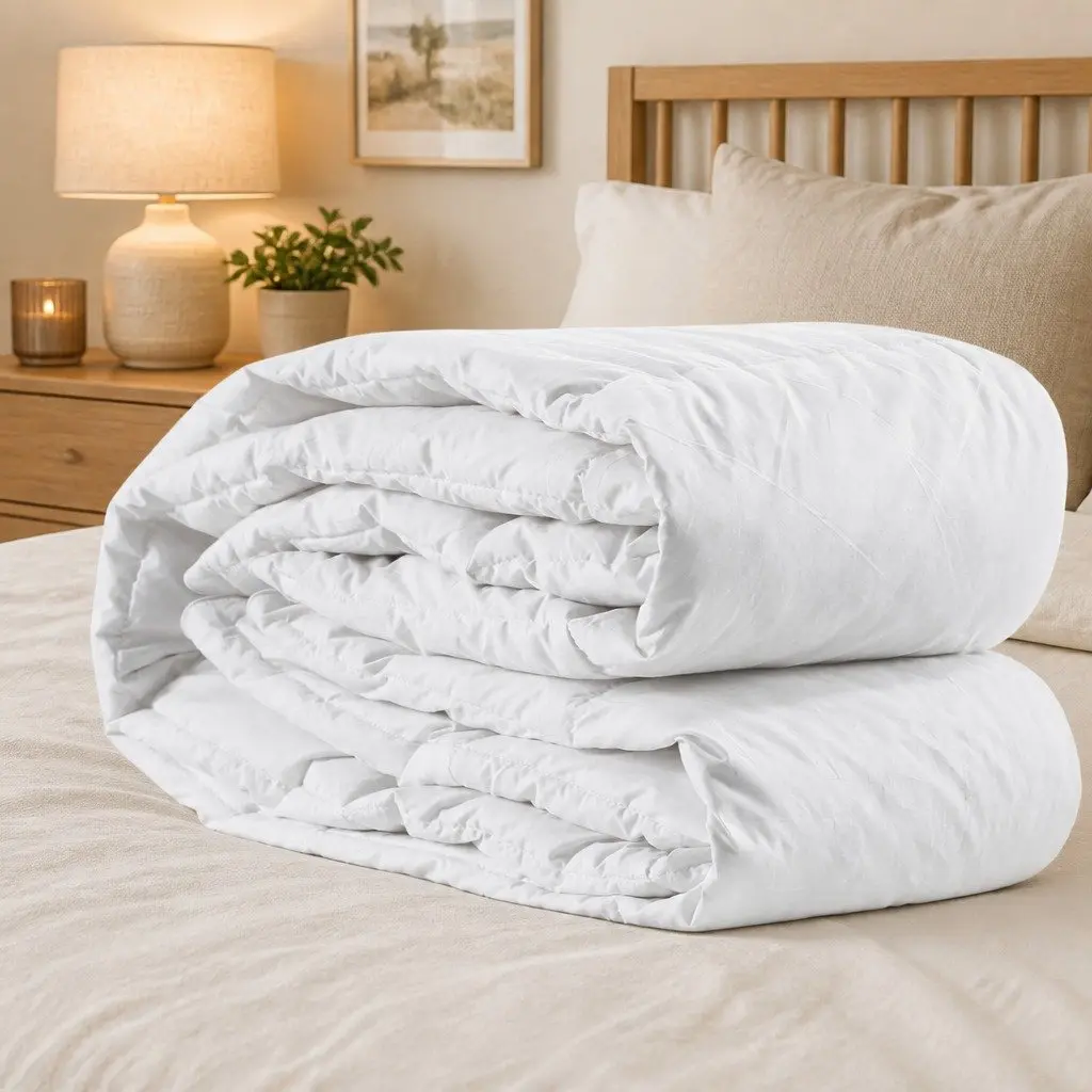 King Size Goose Down Feather Quilt 700GSM