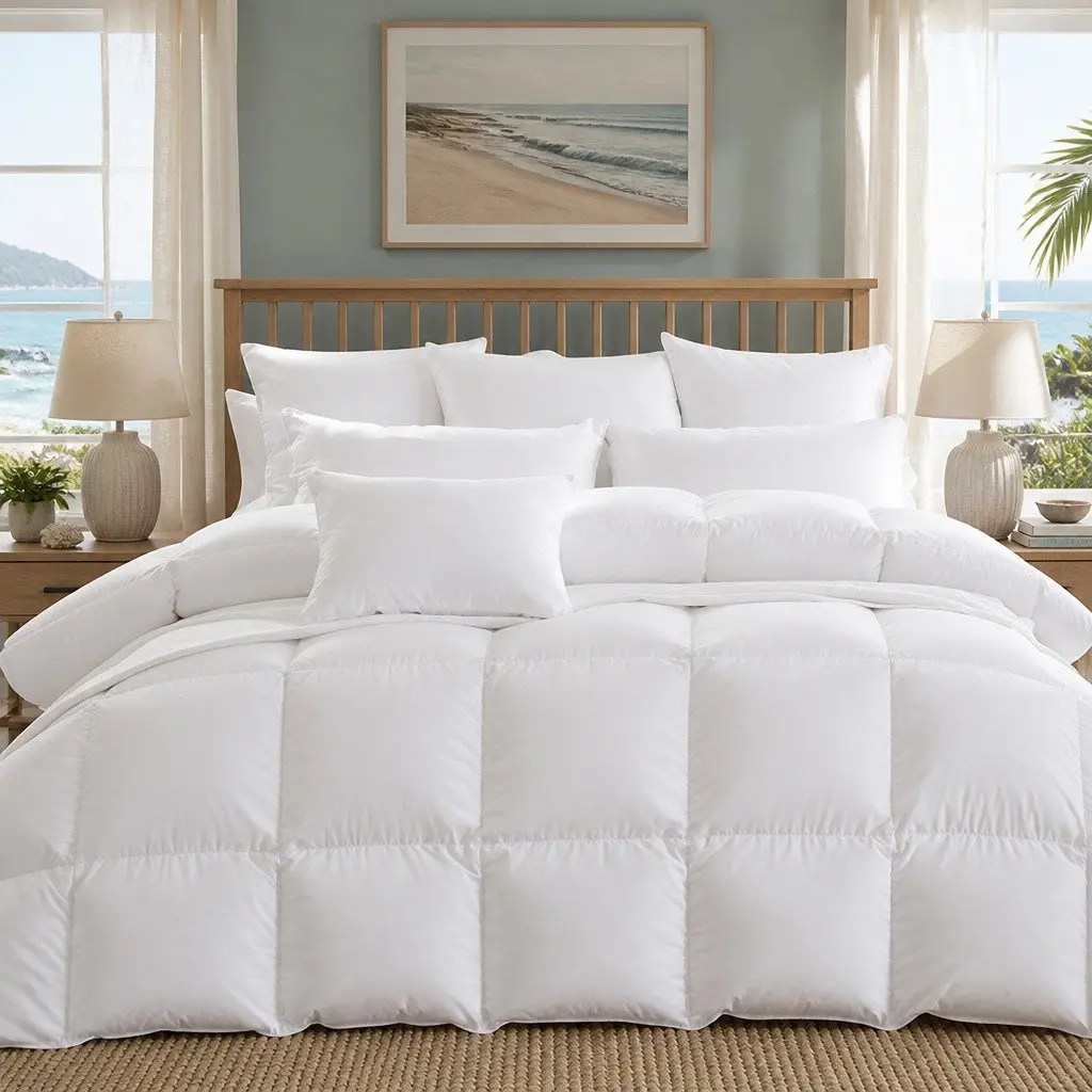 Goose Down Feather Single Quilt 700GSM
