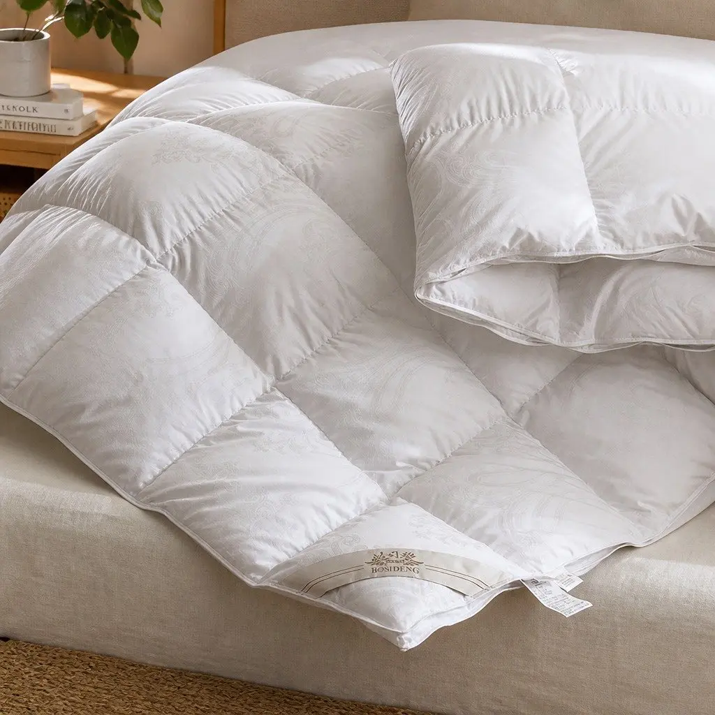 Goose Down Feather Quilt for Super King Beds