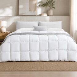 Durable Baffle Box Bamboo Quilt for Double Bed 180x210cm