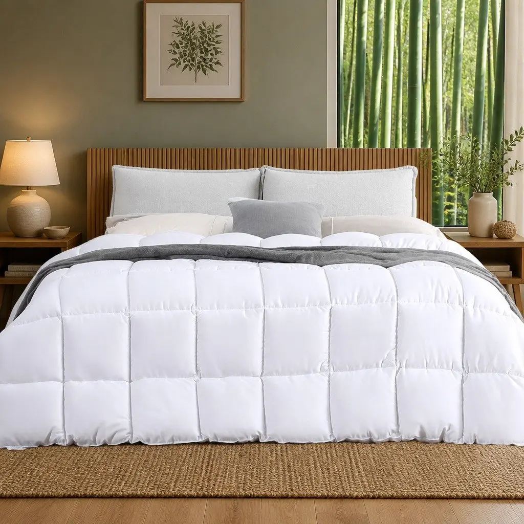 Baffle Box Bamboo Quilt for Double Bed 180x210cm
