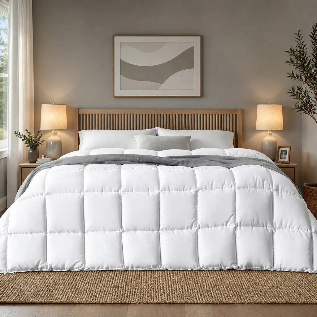 Baffle Box Bamboo Quilt for Double Bed 180x210cm