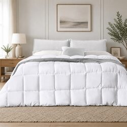 Bamboo Quilt Double 400GSM All Season Winter Bedding Lightweight Breathable