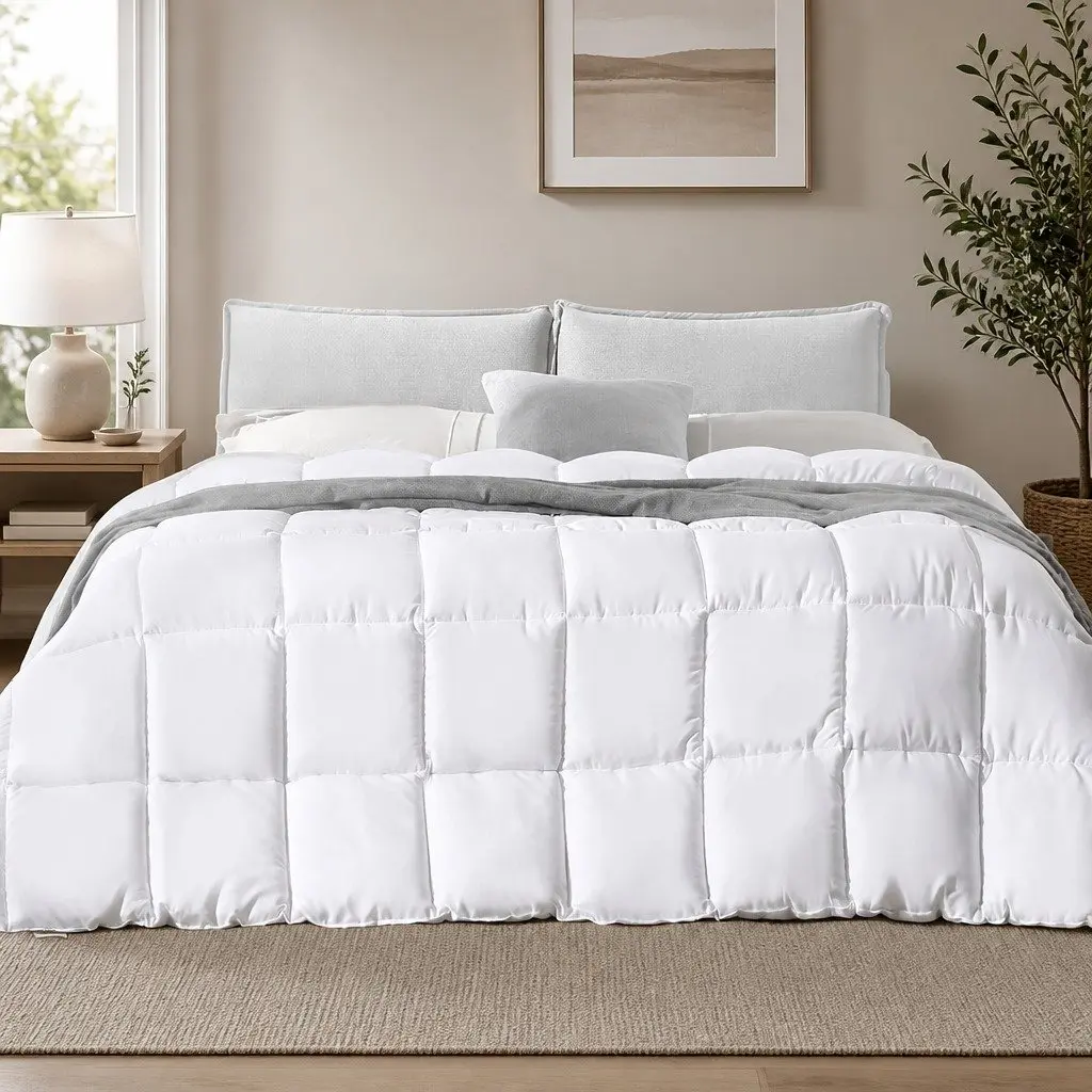 All Season King Bamboo Quilt 200GSM with Baffle Box