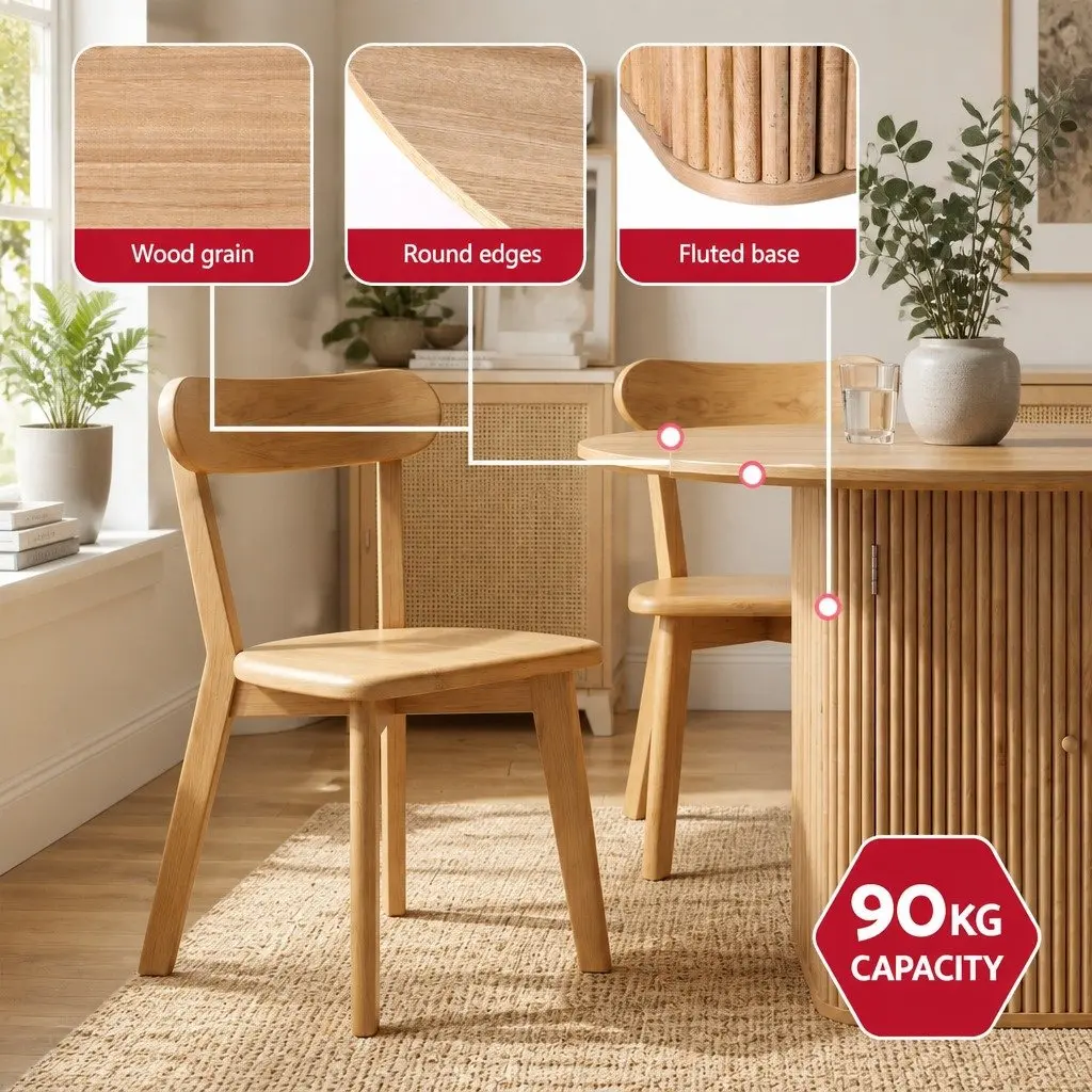 4-Seater Square Dining Table and Chair Set