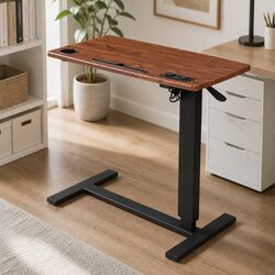 Durable Adjustable Mobile Standing Desk with USB Ports
