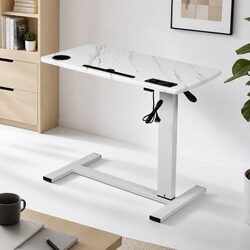 Durable Height Adjustable Standing Desk 65-93cm White
