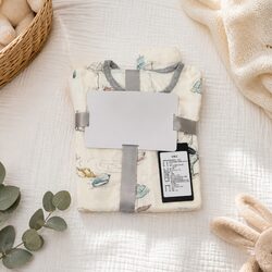 Premium Short Sleeve Baby Romper with Snap Buttons in Biscuit