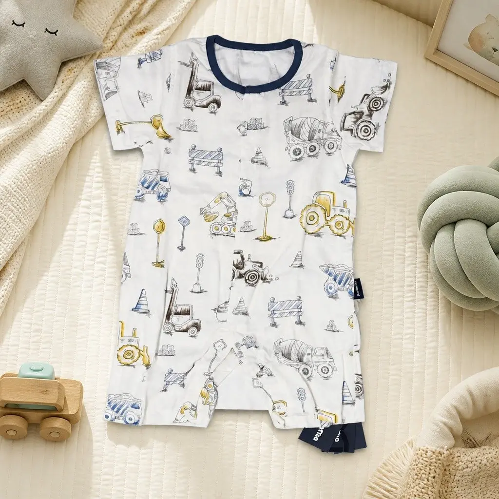 Baby Romper Bamboo Short Sleeve Breathable L80 48
