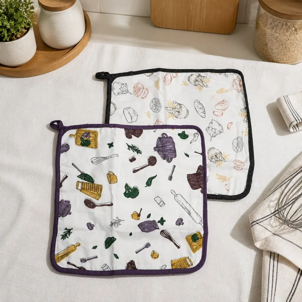 2-Piece Handkerchief Garment Food Storage Set