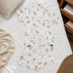Quality Bamboo Fiber Cotton Kids Pajama Set - Pinecone Space