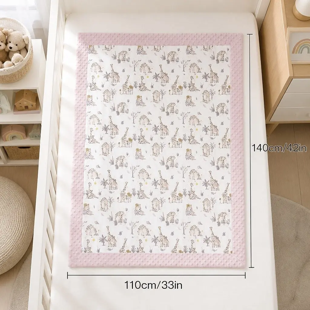 Kids Padded Blanket Bamboo Cotton 2.5 Tog 5 in 1 Multi Use Soft Shade Cover