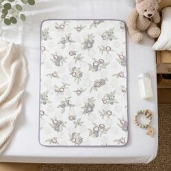 Bamboo Cotton Double-Sided Waterproof Nappy Changing Mat 60x90cm