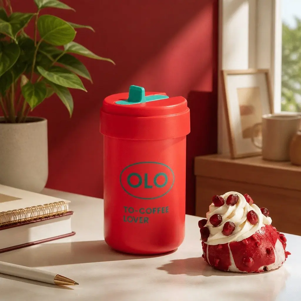 Double-Layer Insulated Travel Coffee Cup 380ml
