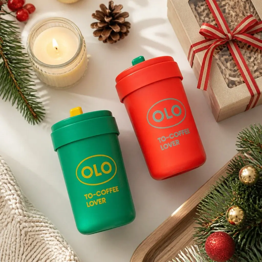 Double-Layer Insulated Travel Coffee Cup 380ml