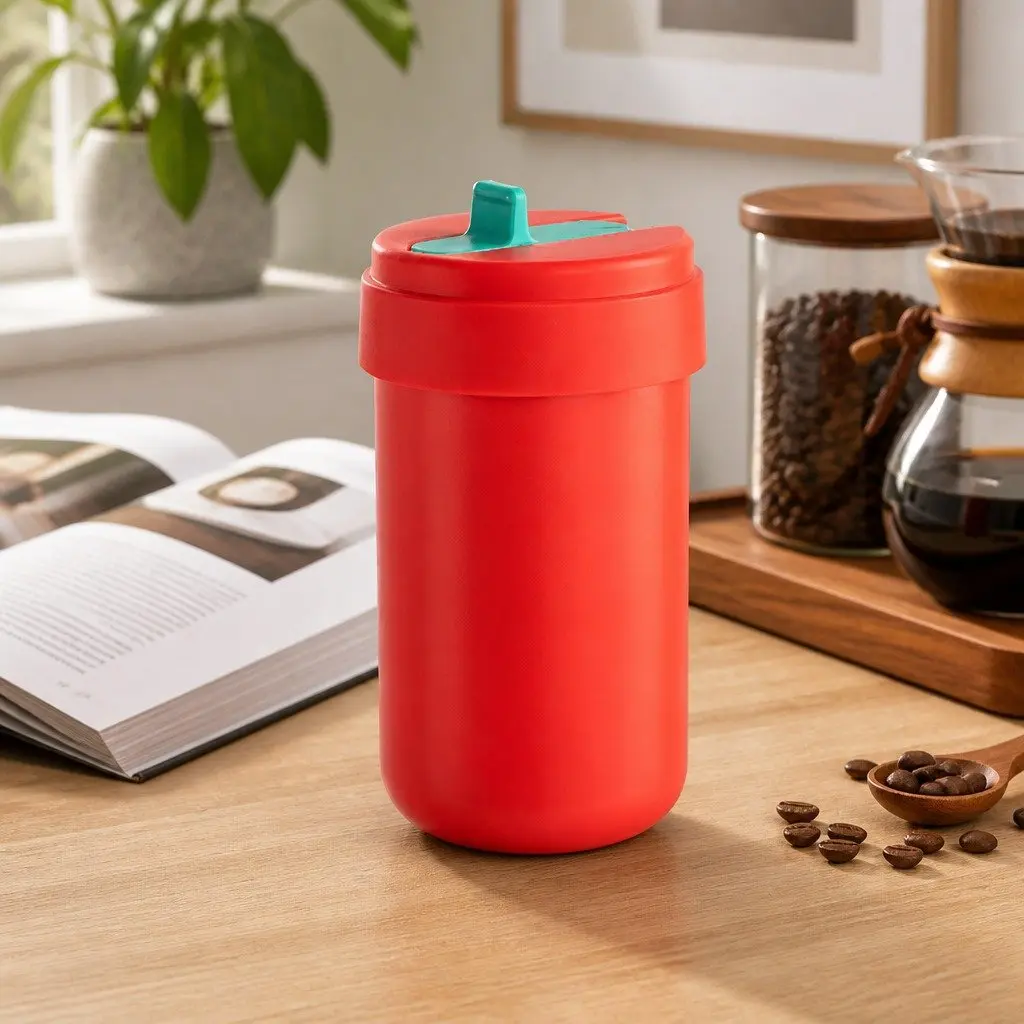 Double-Layer Insulated Travel Coffee Cup 380ml