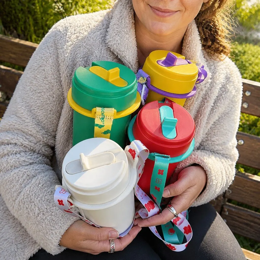 Double-Layer Insulated Travel Coffee Cup 380ml