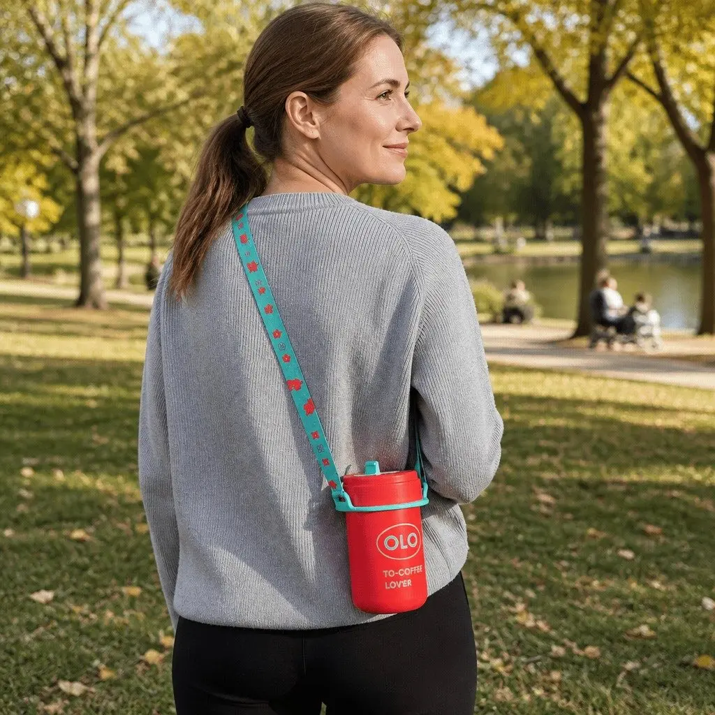Double-Layer Insulated Travel Coffee Cup 380ml