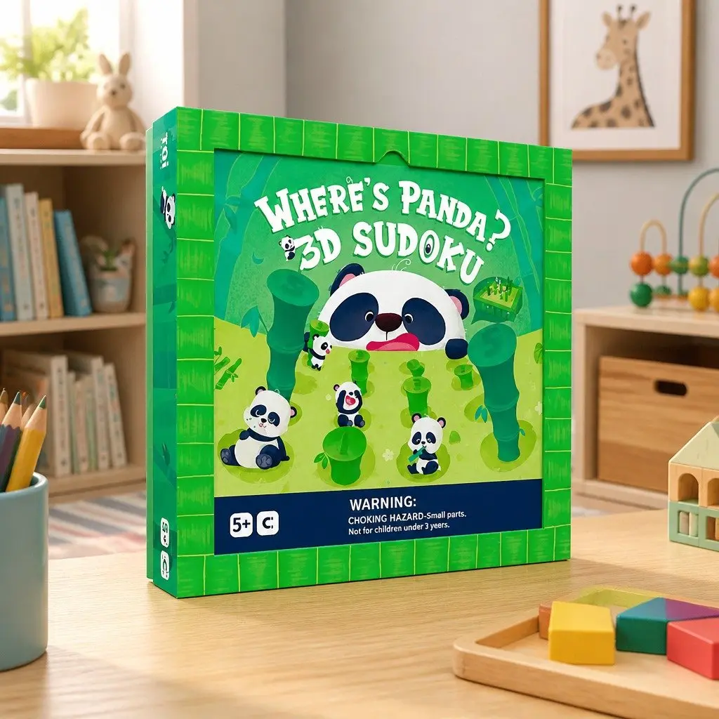 Magnetic 3D Sudoku Board Game for Critical Thinking