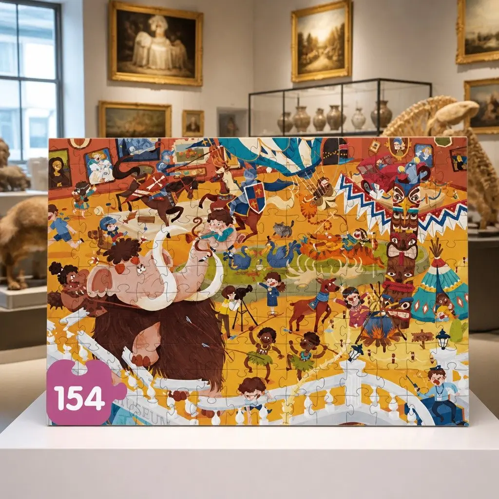 Kids Puzzle Educational Jigsaw Puzzles Step 7 154 Pieces 195 Pieces