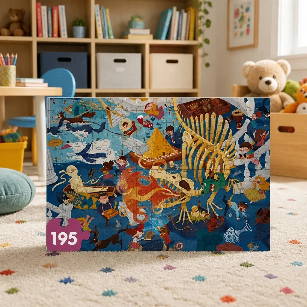 Kids Puzzle Educational Jigsaw Puzzles Step 7 154 Pieces 195 Pieces