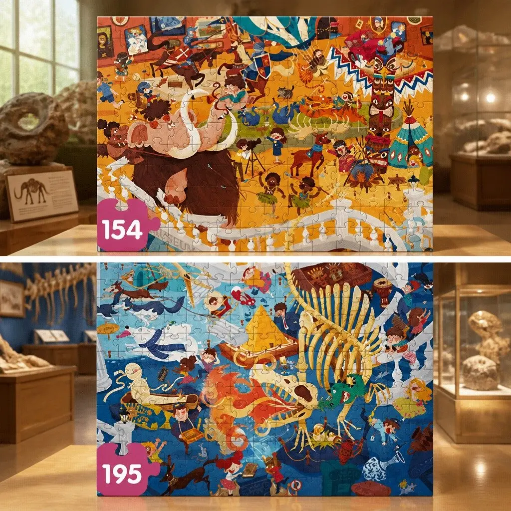 Kids Puzzle Educational Jigsaw Puzzles Step 7 154 Pieces 195 Pieces