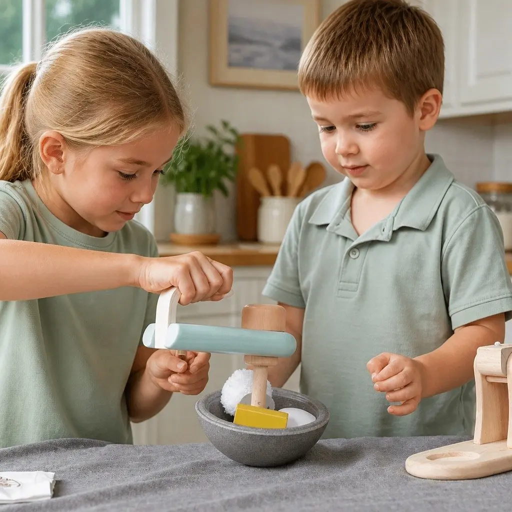 Stand Mixer Toy Set Wooden 18 cm Multi-Colour