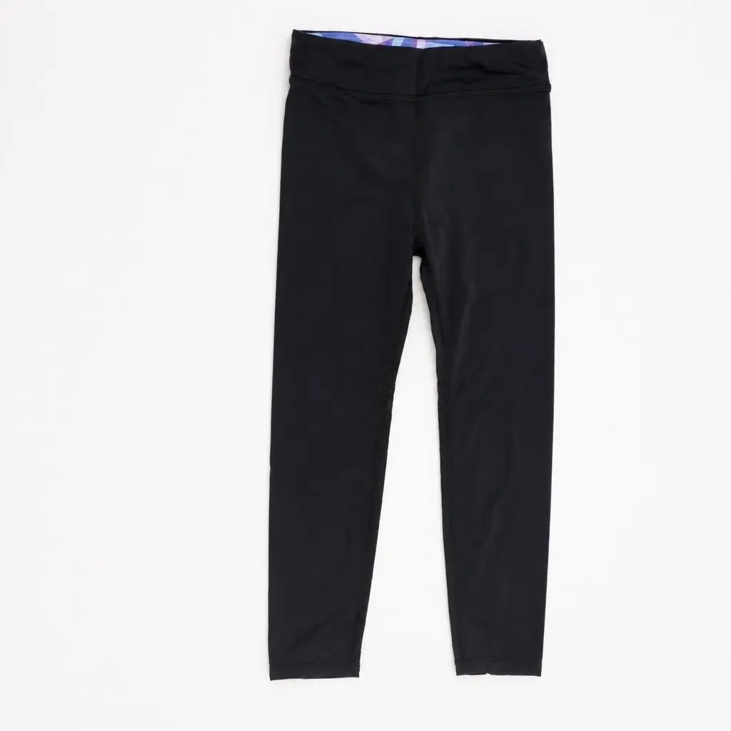 Kids Leggings Four-Way Stretch Fabric Size 130 Black