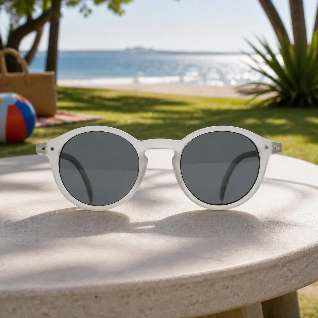Kids Sunglasses Polycarbonate Rounded Frame UV Protection Age 5-10 Unisex Lightweight