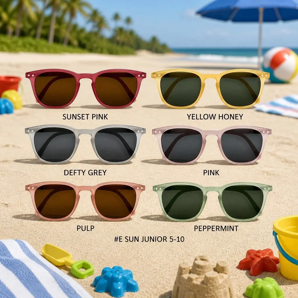 Kids Sunglasses Polycarbonate Rectangular Frame UV Protection 3-10 Years
