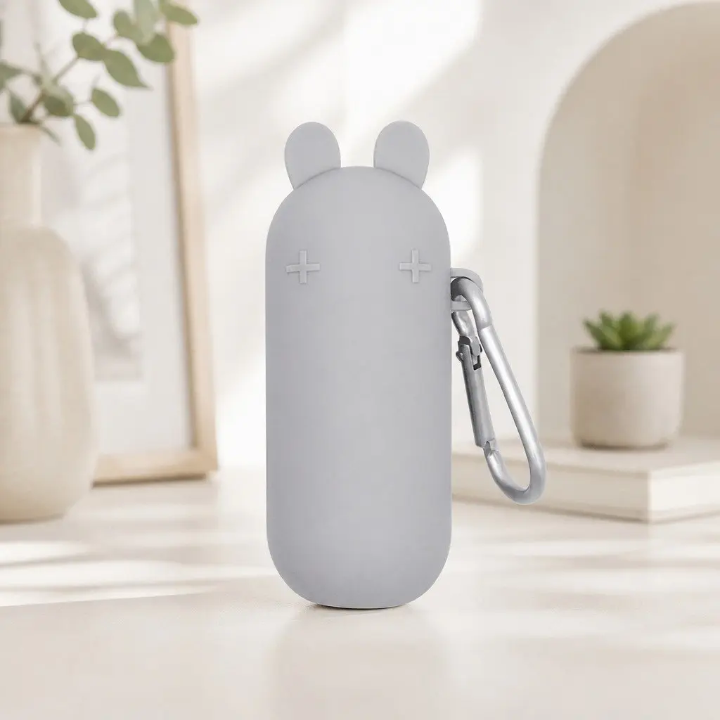 Grey Reusable Bubble Tea Straw with Cleaner Kit