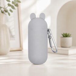 Durable Grey Reusable Bubble Tea Straw with Cleaner Kit