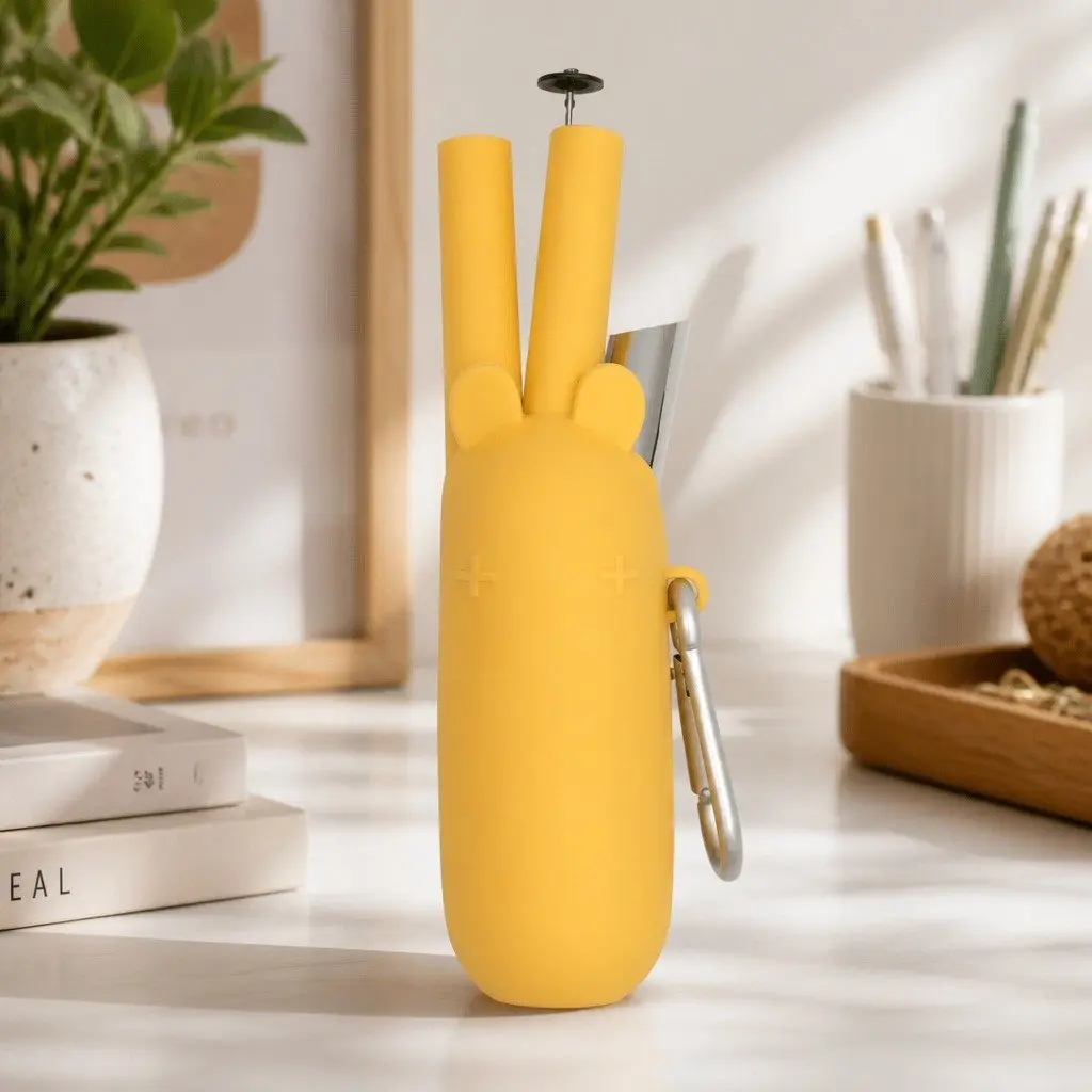 Grey Reusable Bubble Tea Straw with Cleaner Kit